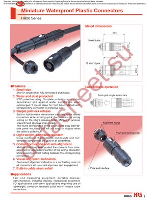 HR30-6J-6P datasheet  